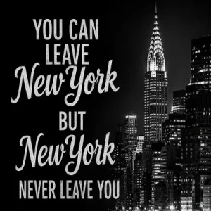 New York Empire State Building – Schwarz-Weiß-Statement