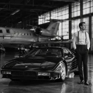Lamborghini Jet Gentlemen schwarz weiss